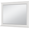 Марта -100 Зеркало в раме белая эмаль (глянец)
